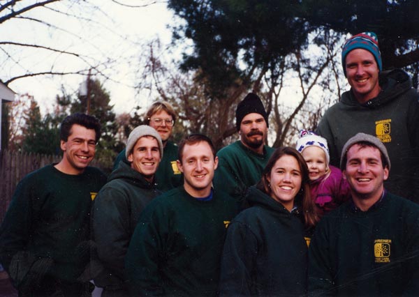 Shreiner Tree Care's crew in early 1990s
